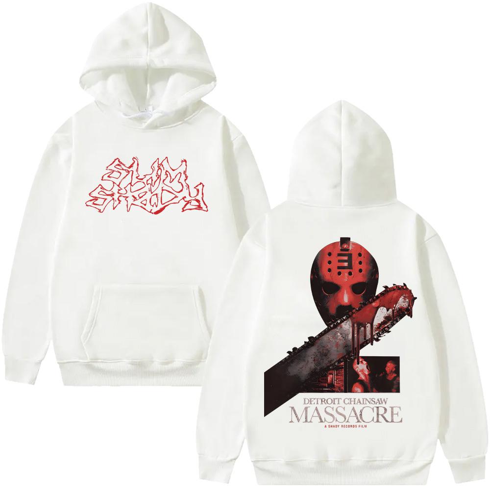 Худи Eminem Massacre Мужское Повседневное Винтажное Пуловер Мужское Хип-хоп Худи Мужская Мода Толстовка Готика Унисекс Уличная Одежда
