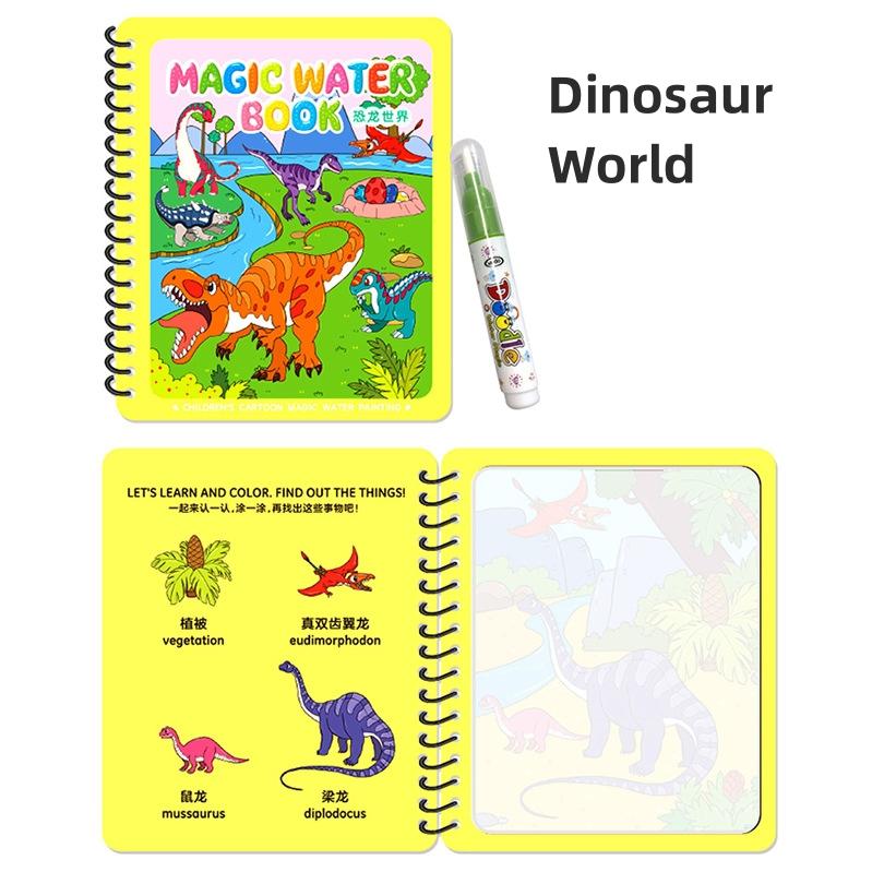 Детские книги для рисования на воде, раскраски, игрушки для рисования для детей, подарок на день рождения, Рождество, Новый год для мальчиков и девочек