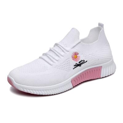 Спортивная обувь женская сетчатая дышащая прогулочная женская кроссовка удобная белая модная повседневная кроссовка кроссовки Chaussure Femme