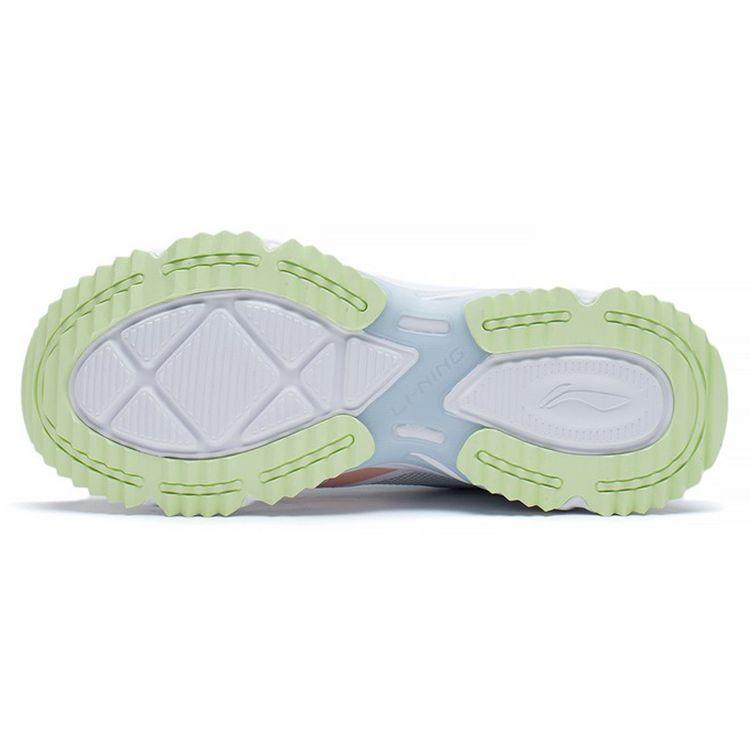 Li-Ning Кроссовки для бега из ткани Rebound, кожи, амортизирующие, нескользящие, износостойкие, дышащие, легкие, с низким верхом, женские кроссовки ARLS006-4