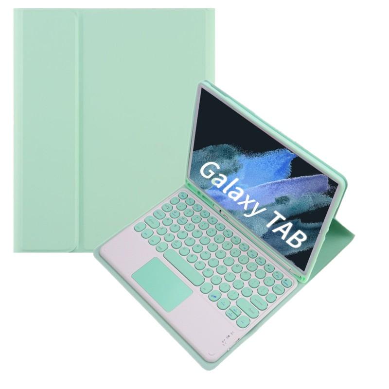 Беспроводной чехол-клавиатура Bluetooth с тачпадом для планшета iPad 11-го поколения A16 Air 11 10.9 дюйма, встроенный слот для стилуса, эргономичный