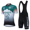 2025 Monaco Cycling Team New Bicycle Clothing Bike Sportswear Ropa Ciclismo Mens Summer BIcicleta Shirts Maillot Culotte Wear