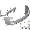 BMW F15 X5 Rear Bumper Tow Hook Cover (51128062757/51128062758)