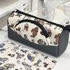 Storage Bag Pencil Case Cute Puppy Dog Pen Bag School Supplies Stationery Bag  Students Stationery