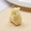 Смола Флокирование Симпатичный Трехмерный Кот Брелок Подвеска Автомобильный Брелок Подвеска Сумка Подвеска