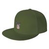 Fashion Airbrushed Princess Donut Book Series Flat Brim Sun Hat  Breathable And Not Stuffy Luxury Cap