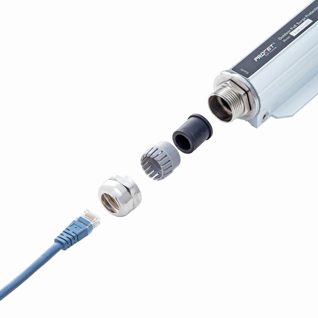 Sanwa Supply Outdoor Surge Protector PoE (10Giga, compatible) LAN-NF10GPOE