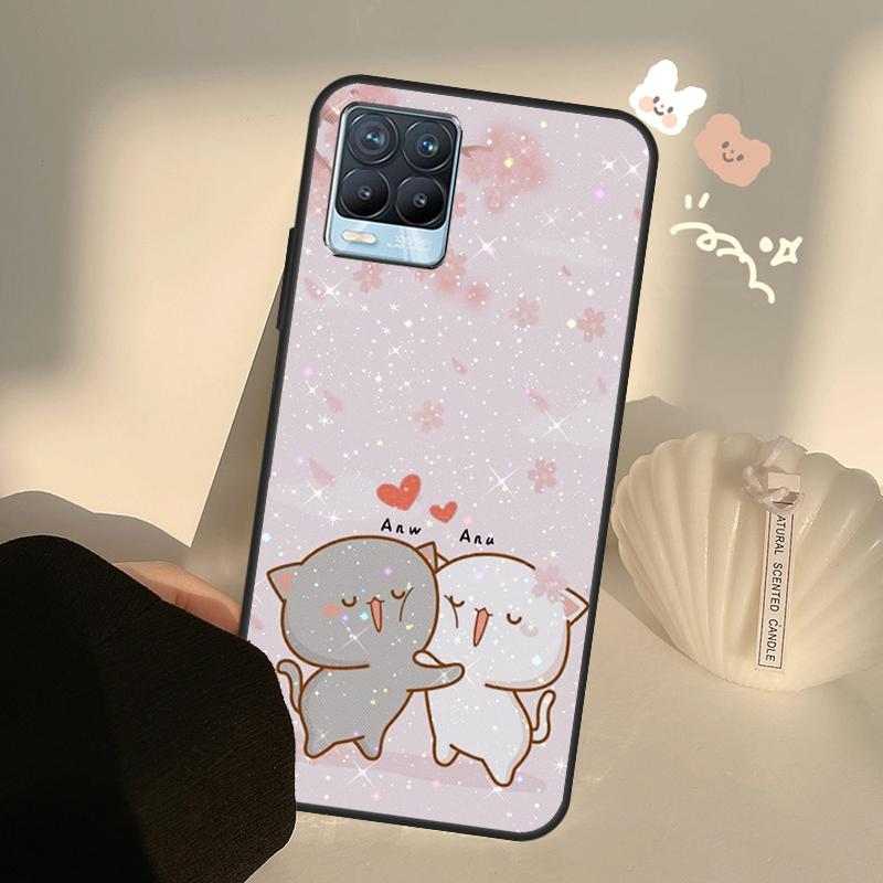 Чехол Peach And Goma Cats для Realme GT Neo 2 3 Master 9i 8i 8 9 Pro Plus для OnePlus 10 Pro 9 9R Nord2