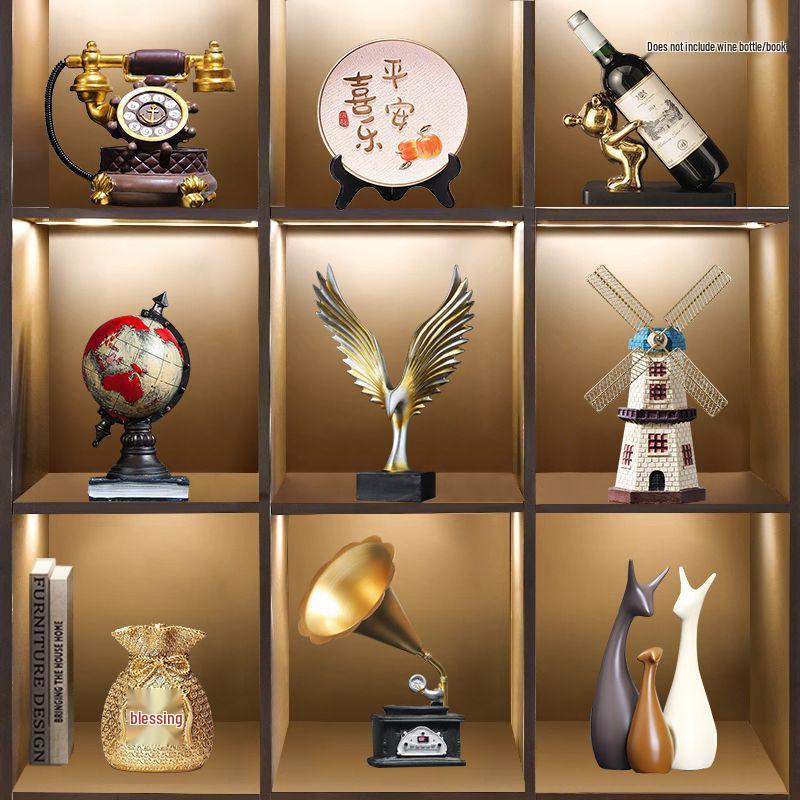 2025 High-End Living Room Decor: Wine & TV Cabinet Art Pieces