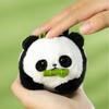 Soft Stuffed Panda Bear Keychain With Wagging Tail Plush Toy Backpack Charm