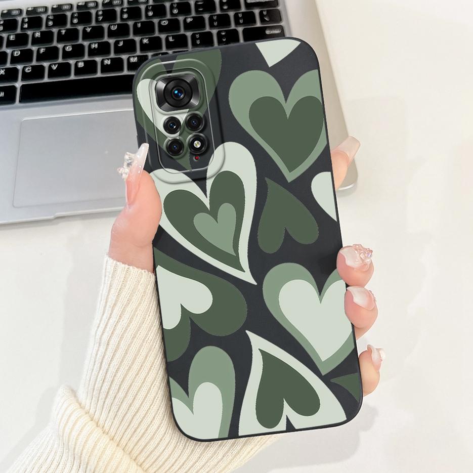 Для Xiaomi Redmi Note 11 4G Чехол Note 11S Роскошные Цветы Конфетная Раскрашенная Крышка Мягкий ТПУ Корпус Для Redmi Note 11 Pro Plus Чехол Сумки