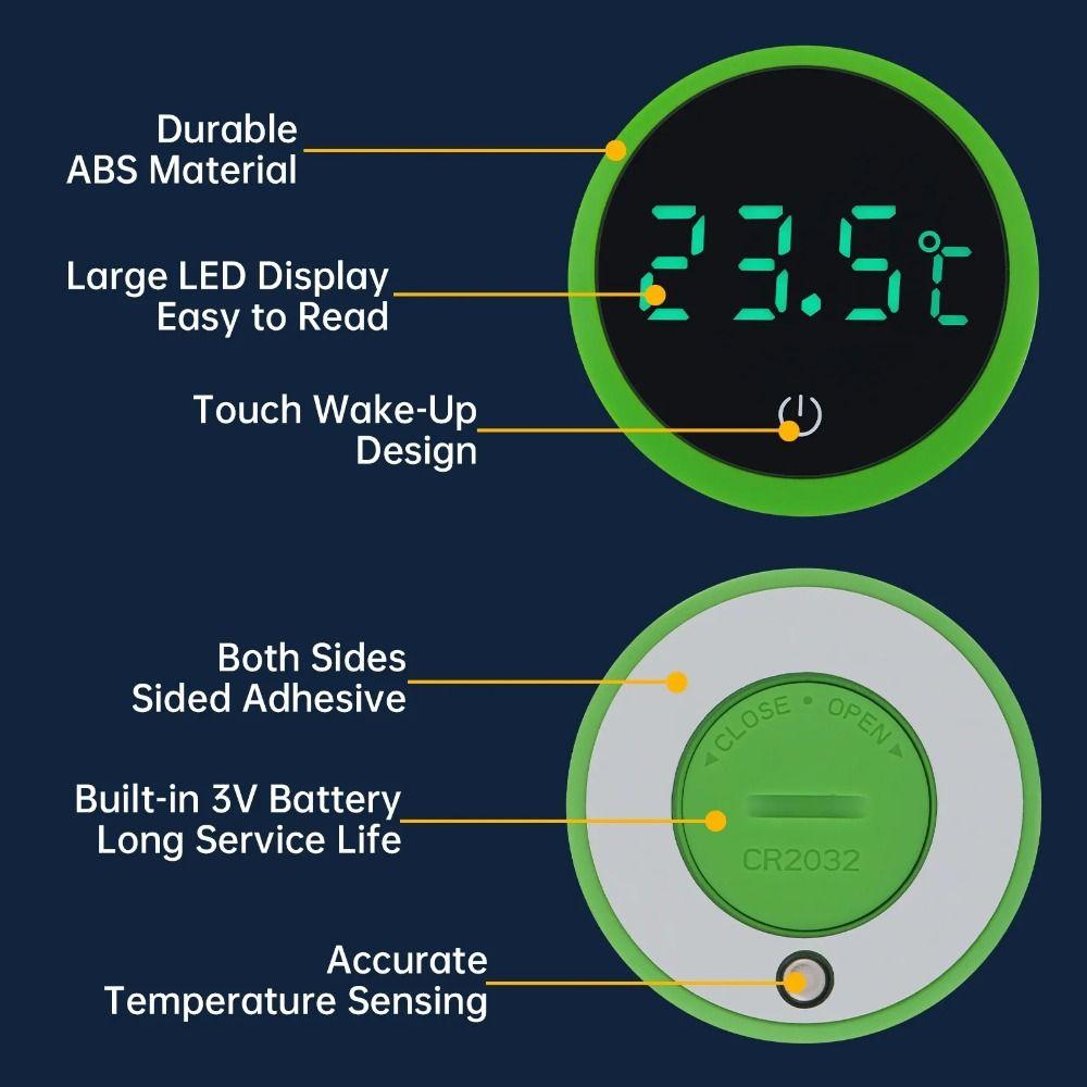 Беспроводной термометр для аквариума, светодиодный дисплей, измеритель контроля температуры, гидропоника