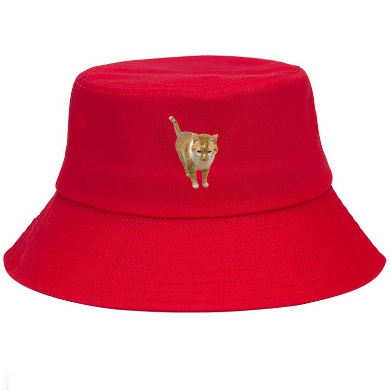 Customize Cotton Bucket Hat for Men Women Funny Anime Sign Breathable Sun Protection Daily Streetwear Cap Casual Outdoor Fashion