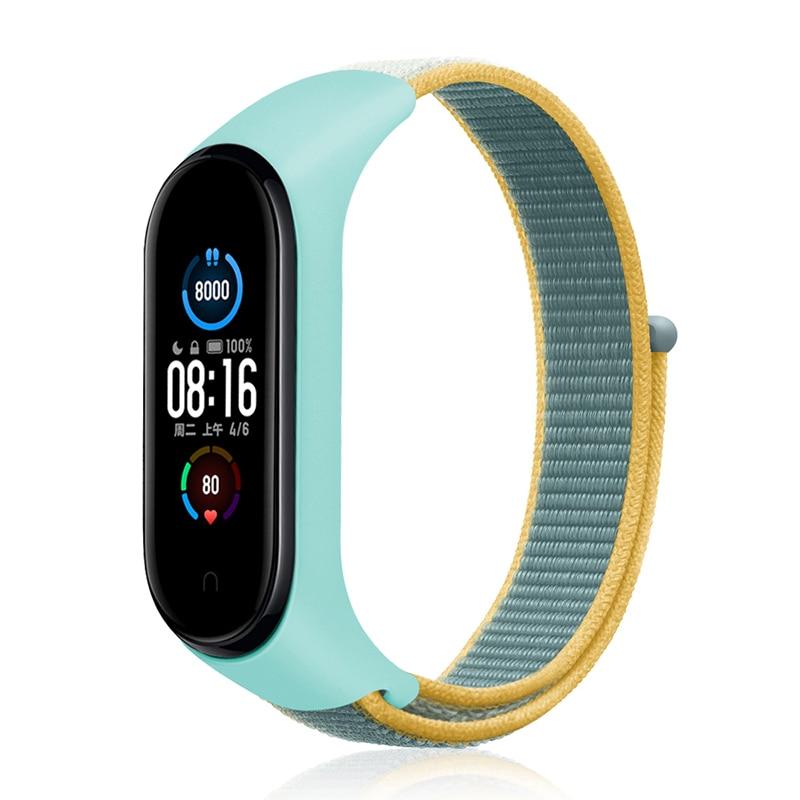 Нейлоновая плетеная петля Solo для Xiaomi Mi Band 5 6, ремешок-браслет, ремень Mi Band 3 Mi Band 4, браслет для Xiaomi Mi Band 6, 5, ремешок для часов