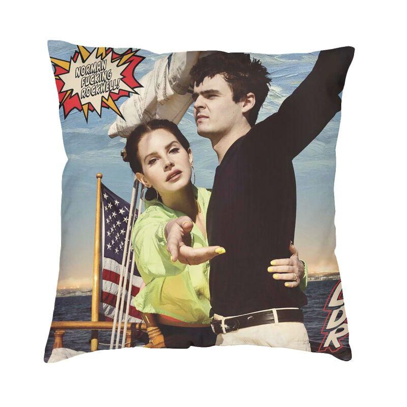 Fashion Jesus Lana Del Rey Cushion Cover 45X45 Velvet Throw Pillow Case For Sofa Car Square Pillowcase Bedroom Decoration