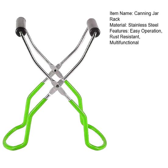 Подставка для консервных банок Нержавеющая сталь Подъемник для консервных банок Щипцы Пароварка для нагрева на плите Обычные Широкогорлые банки Мейсона