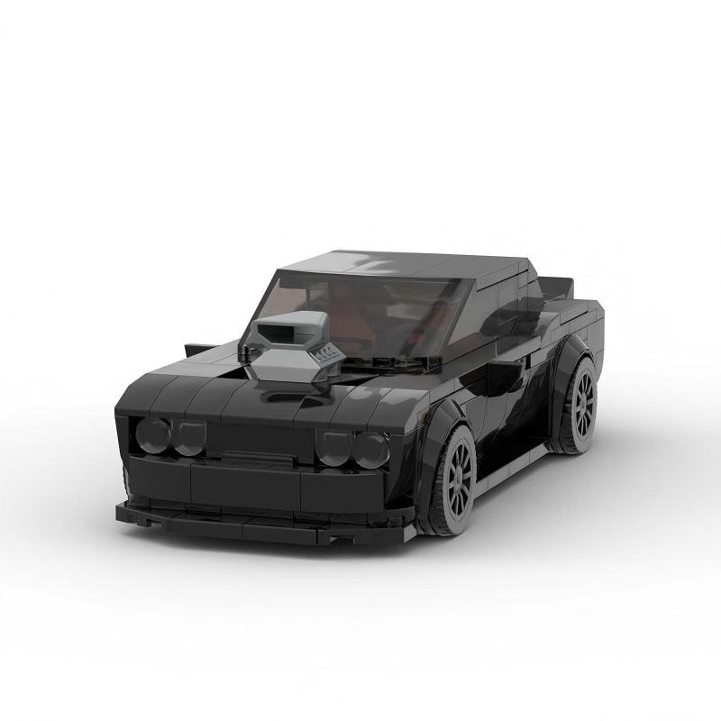 Набор Строительных Кубиков MOC 8 Секций Классический Мускул-кар Серия Скорости Модель Транспортного Средства