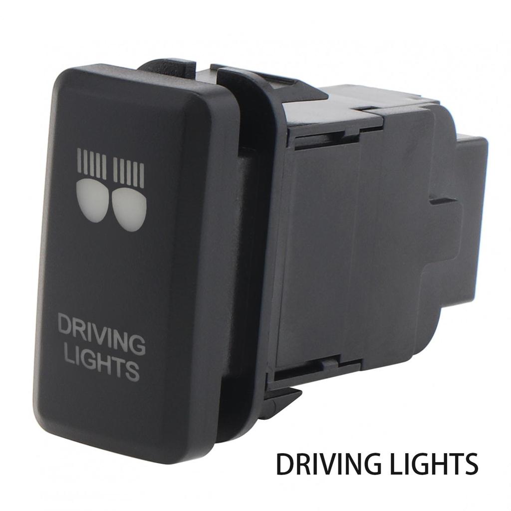 Кнопочный переключатель включения/выключения 12 В подходит для Toyota Hilux/Prado 120 с белой подсветкой