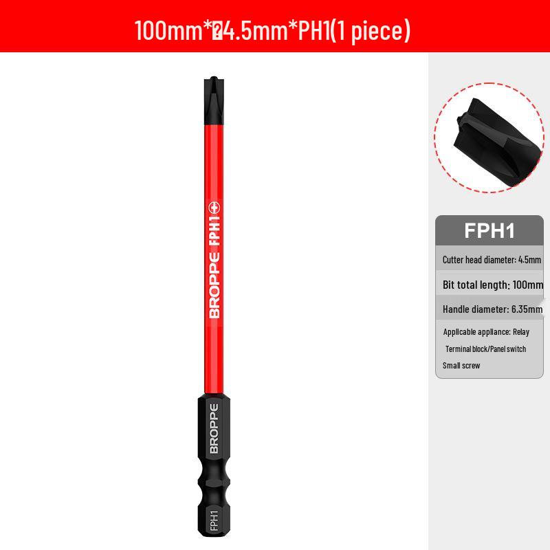 Улучшенная магнитная не скользящая электрическая насадка-отвертка для воздушных и панельных переключателей