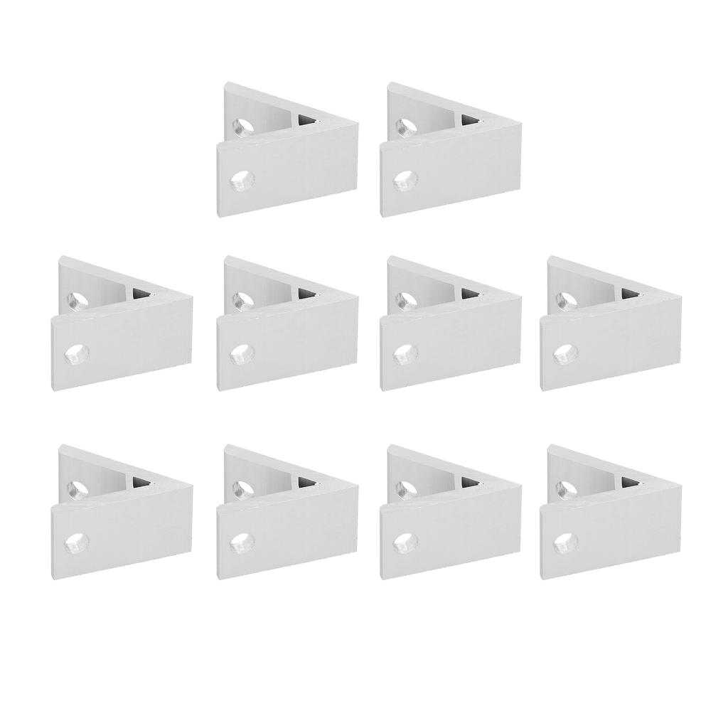 10Pcs Aluminium Angle Corner Industrial Profile Connector Accessories 2030404550604040?45 Degrees