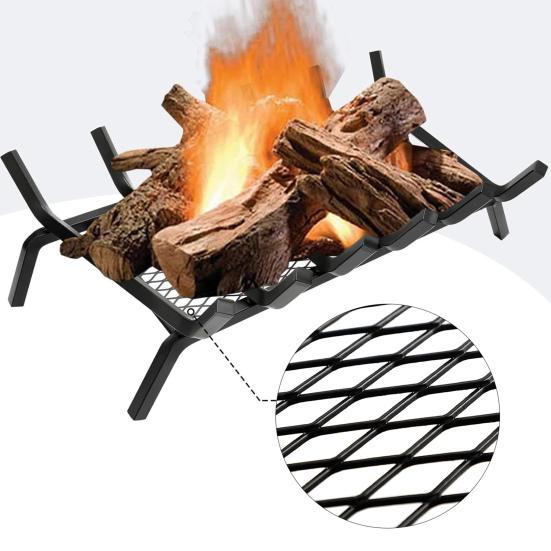 Решетка для камина Удерживатель углей Термостойкий Простая установка Универсальный фиксатор углей Аксессуары для решеток для камина