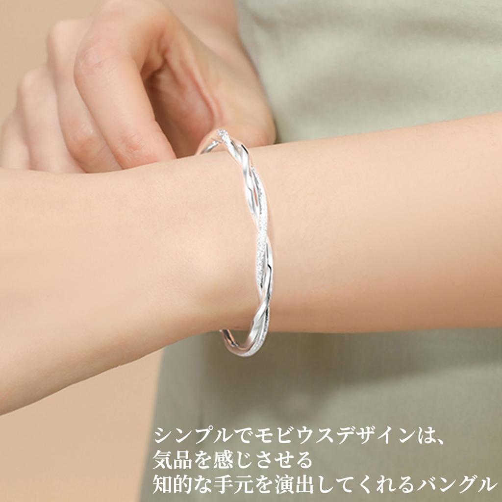 Mevius Intersecting Love Регулируемый сплав 17 г Высший сорт День рождения Популярный безопасный браслет аксессуары Ювелирные изделия [Silver Thunder] Женский Push/Pull