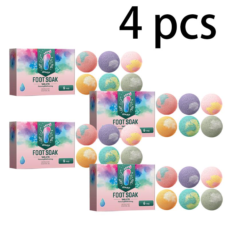 South Moon Ароматерапевтический шарик для ванночек для ног Против трещин и шелушения Очищение и увлажнение Уход за ногами и пятками