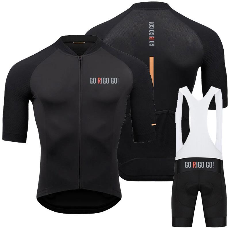 Go Rigo Go Team Cycling Jersey Sets MTB Bicycle Bike Breathable Shorts Clothing Cycling Suit 19D GEL Mountain Bike All Terrain