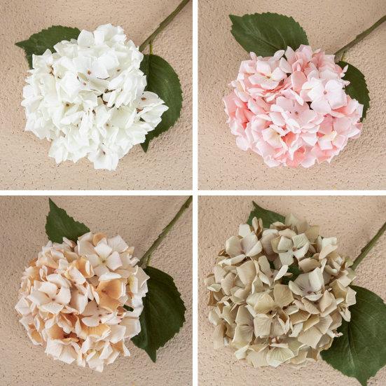 Полезные Искусственные Цветы Гортензии Реалистичные Зеленые Листья Создают Атмосферу