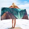 Lerich Painting Printing Series Seaside Vacation Beach Towel Swimming Bath Towel Sports Towel