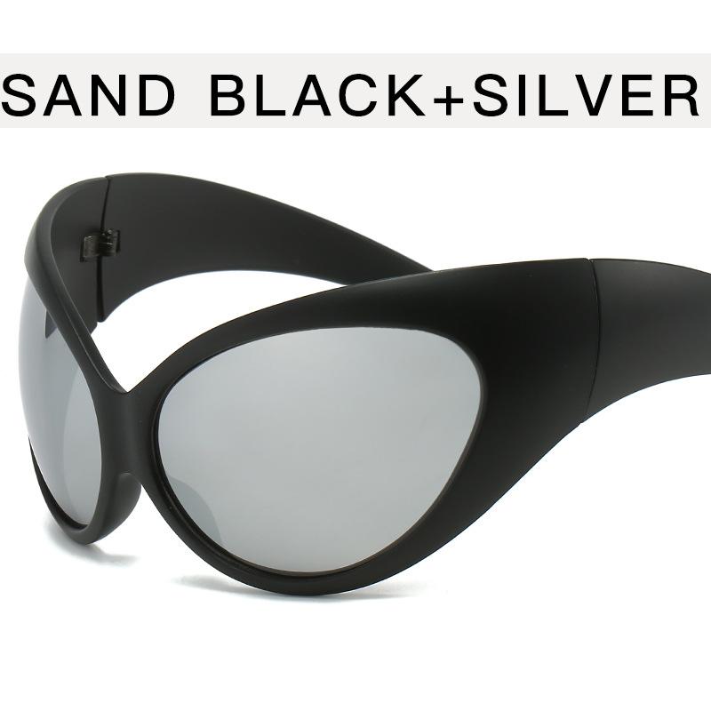 Солнцезащитные очки в космическом стиле, дизайнерские, мужские, женские, в форме маски, для рыбалки, велоспорта, солнцезащитные очки, мужские, женские, панк, Y2K, солнцезащитные очки, мужские, женские