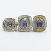 Набор championship-колец по американскому футболу NCAA команды Michigan Wolverines (1997, 2021, 2022) - 3 куска