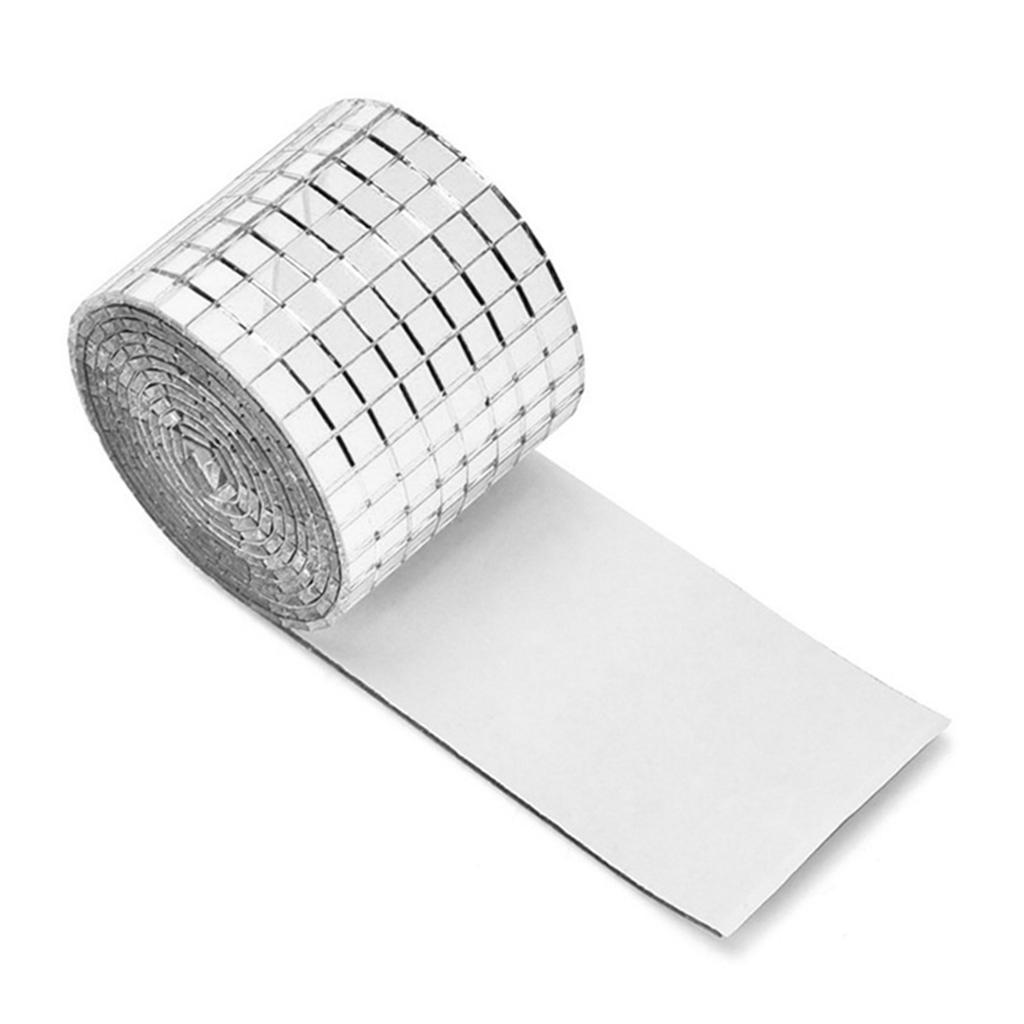 4X100CM 1464 зерна самоклеящиеся мозаичные плитки настенные наклейки инновационные DIY стеклянные зеркала наклейки