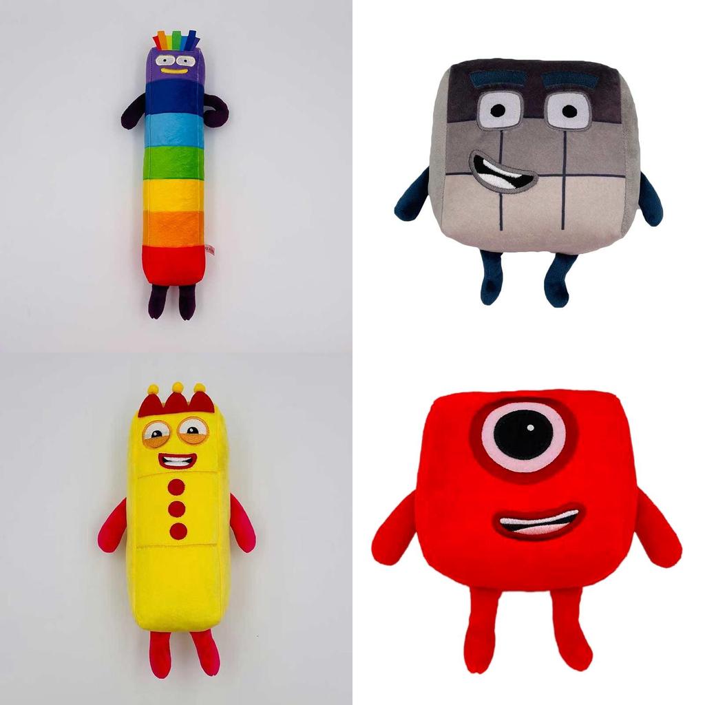 Плюшевая кукла Numberblocks Мягкая и милая мягкая игрушка для детей Обучающая и веселая
