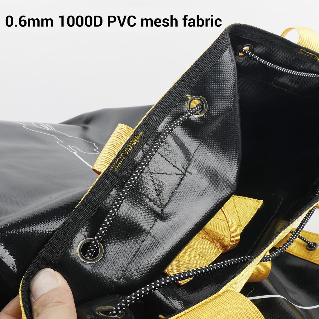 Wide Opening Caving Rope Bag Drawstring Closure Rescue Rope Backpack Caving Exploration