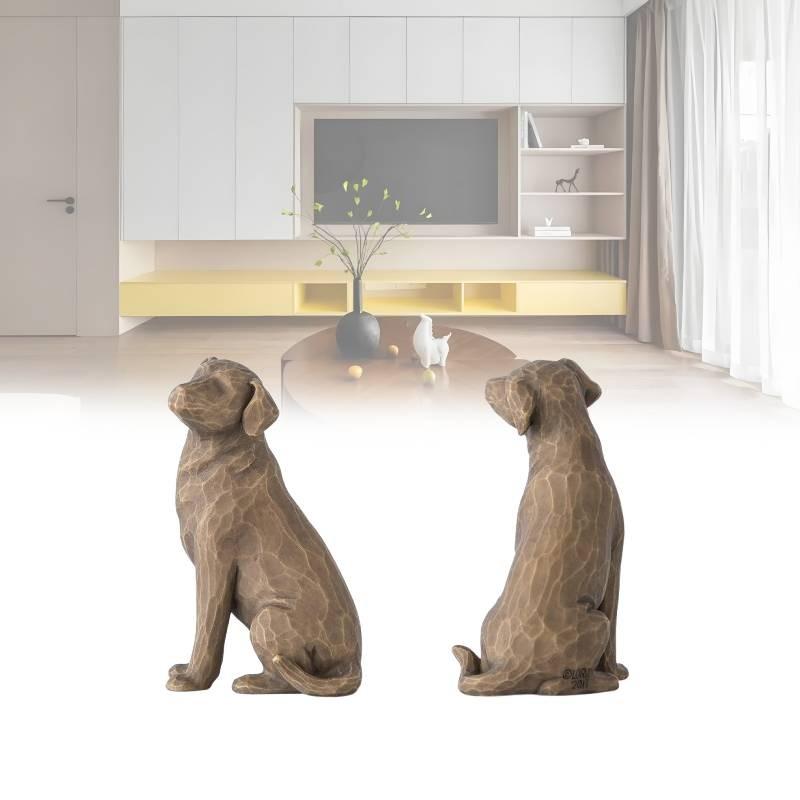 Love Willow Tree My Dog Dark Figurine Resin Multi Colour Desktop Toy Ornament