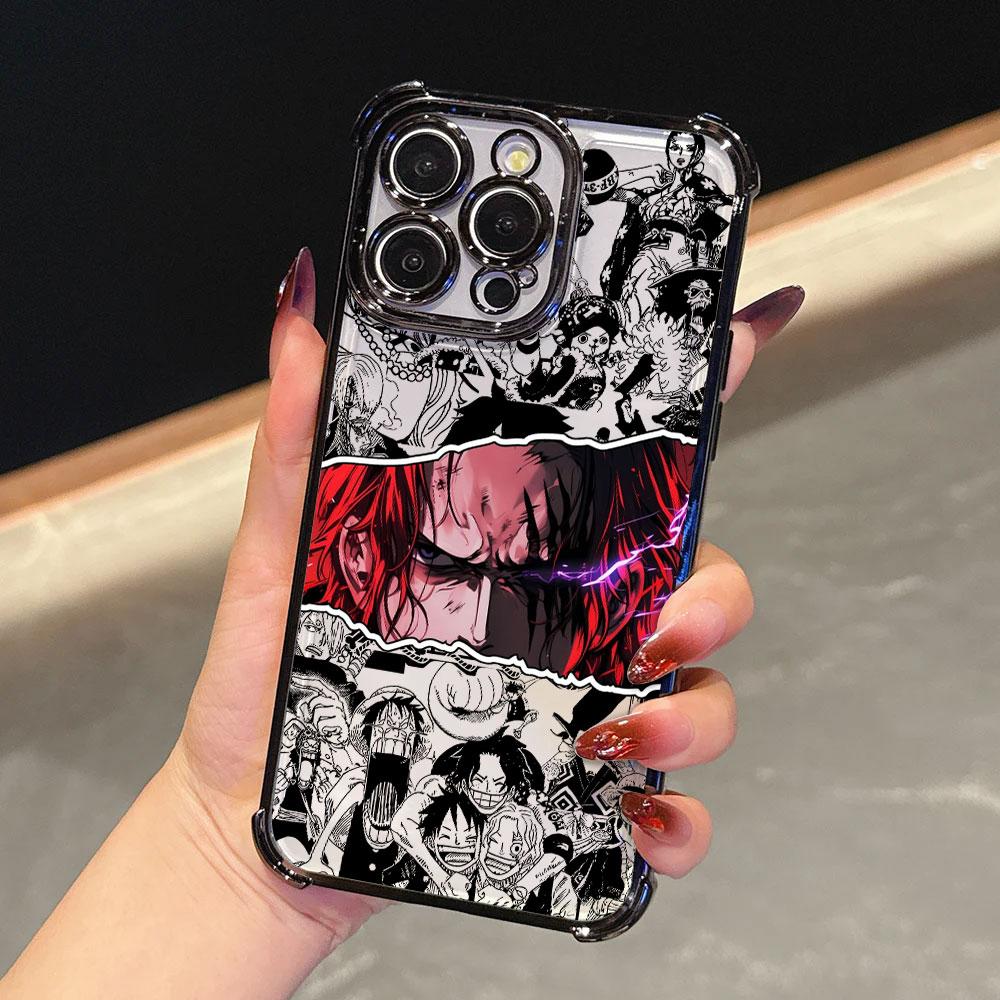 Япония Аниме Горячий One Pieces Мягкий Чехол Для iPhone 17 Pro 16 15 14 13 12 11 Pro Max Чехол 17 Plus 17E 16E 17Air Силиконовый Чехол для Телефона