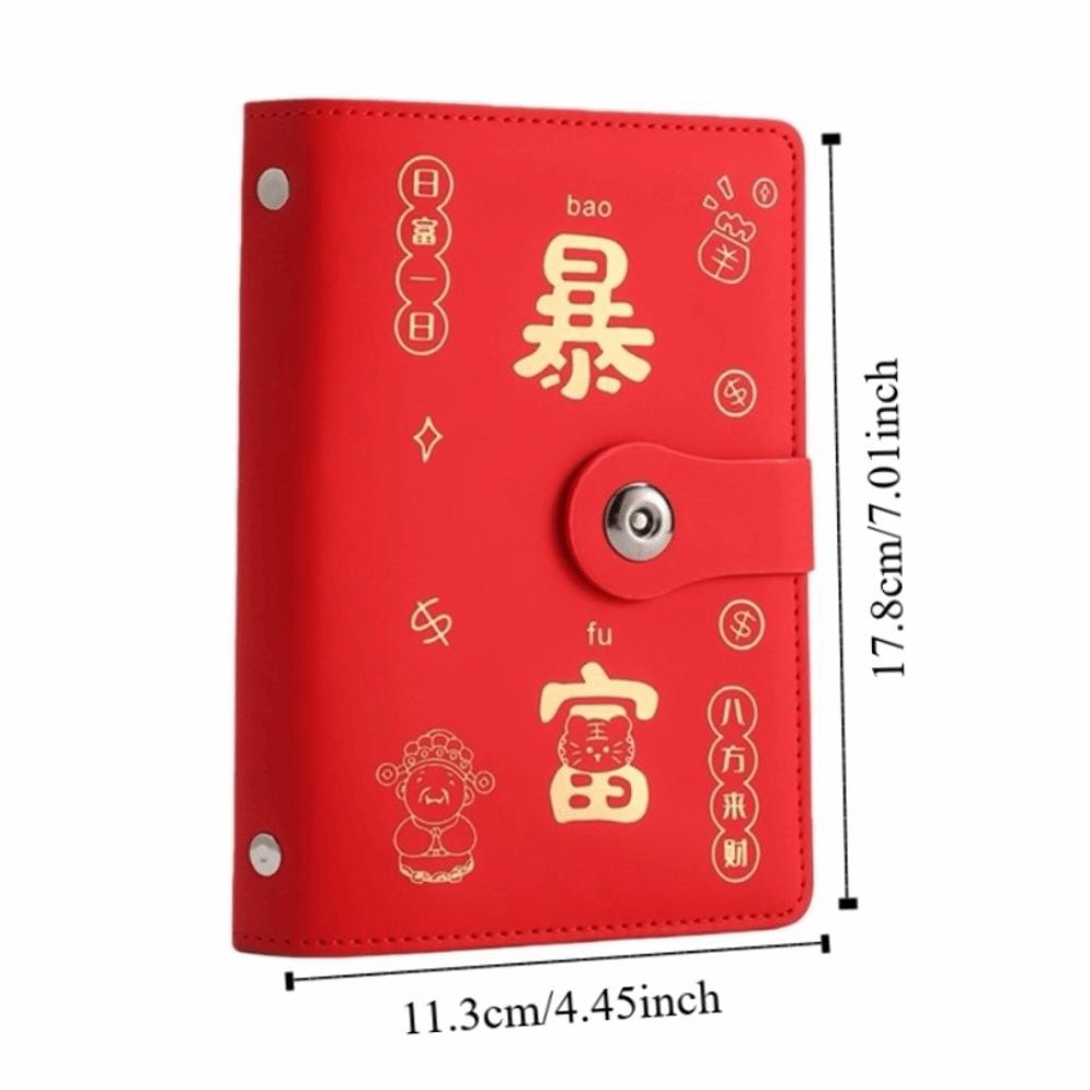 Водонепроницаемая книга-вызов для экономии денег, сумка-органайзер для денег из ПУ кожи, бухгалтерская книга, Стань богатым