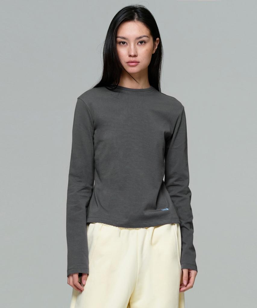 ERA Women Era Essential Ls T - Washed D.Gray