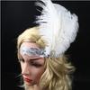 Sequin Feather Flapper Headband 1920s Great Headdress Headpiece Vintage