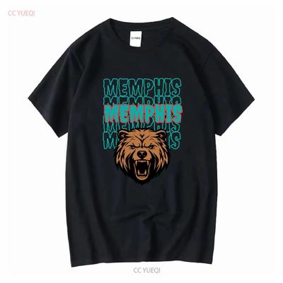 Мемфис Баскетбольная Команда Винтажная Футболка Grizzlies Оверсайз Идеальный подарок для Фанатов с длинным или коротким рукавом винтажный Стиранный Унисекс