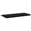 Bench Cushion SOEST 100percent Polyester Black 110 X 50 X 5 Cm