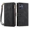 ESEBLE Star Series For Motorola Moto G54 5G Leather Case Zipper Pocket RFID Blocking Phone Cover