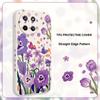 Фиолетовый Чехол-Брелок Тюльпан для OPPO Realme 12 11 10 9 9i 8 8i 7 Pro Plus C35 C21Y C25Y C25 4G 5G Жидкий Силиконовый Чехол
