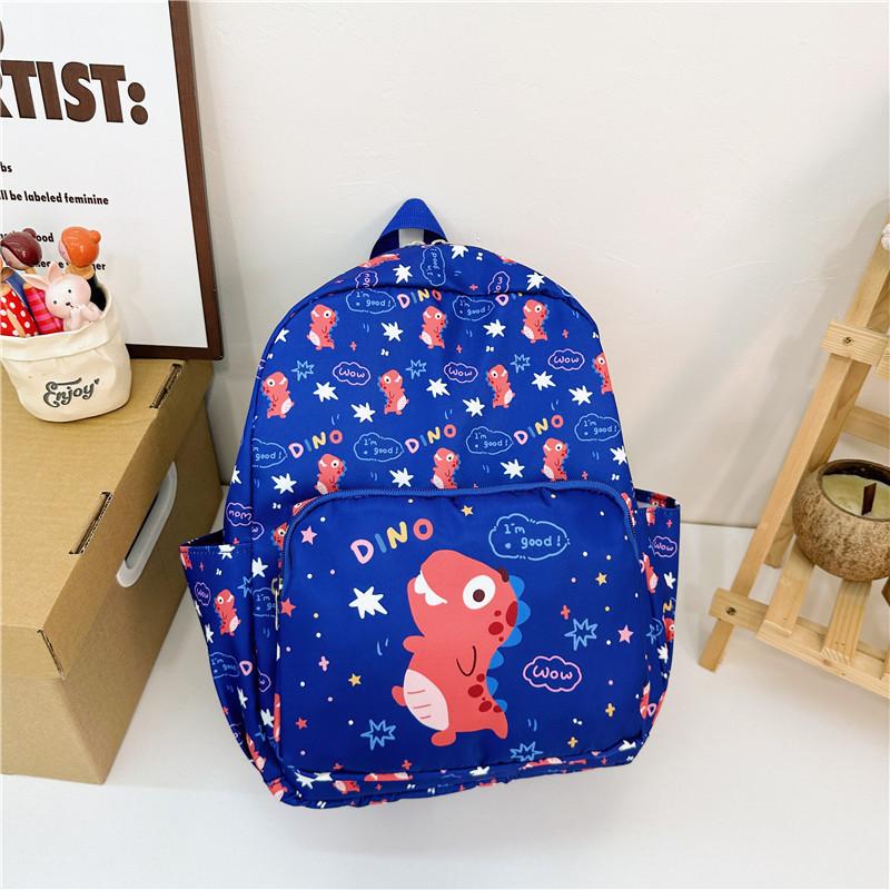 Adorable 2024 Cartoon Print Toddler Backpack Breathable Nylon School Bag For Kids
