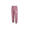 Logo Print Elastic Waist Mid Rise Knitted Sports Pants Women Pants Rose DD7002-533