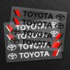 4 шт./комплект Наклейка на ручку двери автомобиля Для Toyota RAV4 Camry Corolla Levin Yaris Reiz Vios Highlander CHR Avalon Автоаксессуары