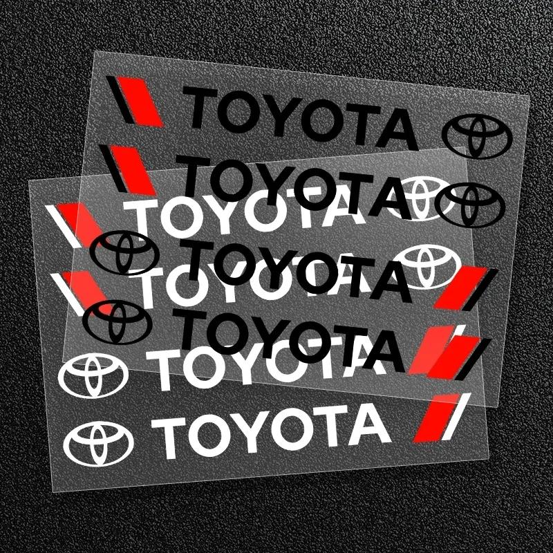 4 шт./комплект Наклейка на ручку двери автомобиля Для Toyota RAV4 Camry Corolla Levin Yaris Reiz Vios Highlander CHR Avalon Автоаксессуары