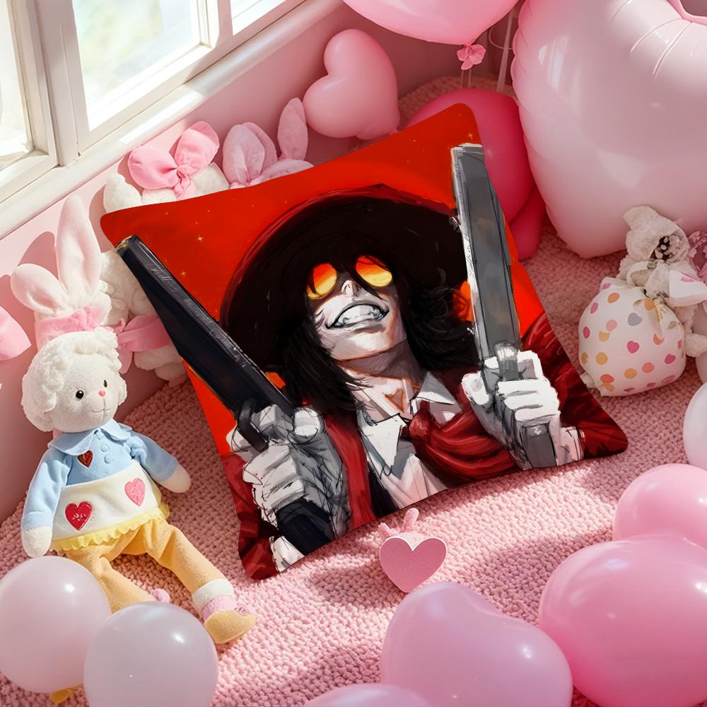 H-Hellsing U-Ultimate Аниме Наволочка С Рисунком Наволочка Для Подушки Для Гостиной Дивана И Декора Спальни