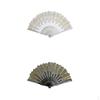 2 шт. ткань складной веер для свадьбы